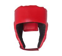 QUXVUIS Casco de Taekwondo, Equipo de protección, Cobertura Facial Transpirable, Ajustable para Entrenamiento Boxeo y Kickboxing, Rendimiento y Seguridad, MMA, Cobertura, Rojo, Adultos
