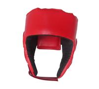 QUXVUIS Casco de Taekwondo, Equipo de protección, Cobertura Facial Transpirable, Ajustable para Entrenamiento Boxeo y Kickboxing, Rendimiento y Seguridad, MMA, Cobertura, Rojo, Niños