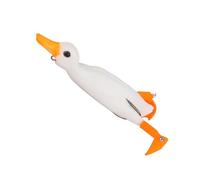 QUXVUIS Cebo Falso, Superficie Ligera, señuelo de Pato, Cebo de Cabeza Serpiente Agua, cebos flotantes para lucioperca, bagre con hélice