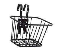 QUXVUIS Cesta para bicicleta, cesta para portabicicletas, de alambre metálico, disponible en diseños ligeros, para que niños y adultos disfruten sin esfuerzo de bicicletas