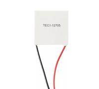 QUXVUIS Chip de refrigeración termoeléctrico TEC1-12705 para un control óptimo de la temperatura, módulo componentes Peltier cerámica 4040MM y 12V, doce mil setecientos cinco