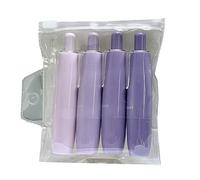 QUXVUIS Cinta adhesiva de doble cara con rodillo, tamaño pequeño, ideal para aficionados al scrapbooking y las manualidades. Incluye bolígrafos de doble cara y adhesivo larga duración, púrpura