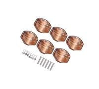 QUXVUIS Clavija de afinación de repuesto para guitarra acústica, guitarra eléctrica, cabezales afinación, perillas, manija, fácil configuración, pieza, botón llave, sombrero para piezas