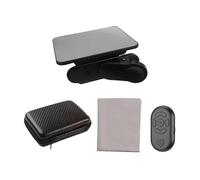 QUXVUIS Clip de reflexión de Espejo teléfono, Amplia aplicación con fácil visualización, no es fácil Romper, Clip cámara reflexión móvil, Control Remoto Negro