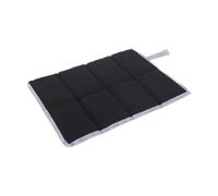 QUXVUIS Cojín de Picnic de Tela Oxford, Ligero y Plegable para Exteriores, cómodo para Actividades al Aire Libre, Negro, 39 x 29.5 x 1 cm