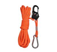 QUXVUIS Colgador de Cuerda de Viento para Carpa de Resistencia con regulador autoblocante Suelto, Ajustable y liviano con trinquete de polea Duradero Colgador, Naranja, Longitud 400cm