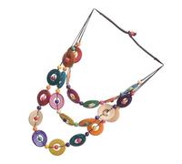 QUXVUIS Collares de cuentas de coco, ligeros y fáciles de llevar. Excelente opción de joyería para el día a día, desde lo informal hasta lo formal. Collar hecho a mano con