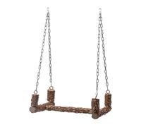 QUXVUIS Columpio para pájaros Duradero con Opciones de fácil instalación. en Interiores y Exteriores. Oportunidades para Masticar. Periquitos, cacatúas,