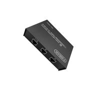 QUXVUIS Concentrador de Red optimizado de 2 Puertos Que Ofrece comunicación optimizada Entre Dispositivos con Carcasa metálica. Caja de conmutador de Red de 2 Puertos con