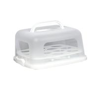 QUXVUIS Contenedor ecológico para guardar pasteles con tapa y asa. Transporta tus pasteles cuidando el planeta. Opción para celebrantes con conciencia ecológica. Soporte para con tapa. Caja para