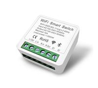 QUXVUIS Control Remoto inalámbrico Interruptor Inteligente Sala de Estar baño Temporizador de Encendido/Apagado WiFi disyuntor apartamento Inteligente
