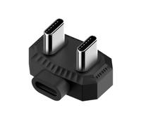 QUXVUIS Convertidor de carga rápida para teléfono, micrófono en Para vivo, adecuado para teléfono móvil, micrófono en Para vivo ABS, Iluminación TIPO C+