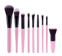 QUXVUIS Conviértete en tu propia maquilladora con este set de brochas de maquillaje: la brocha más corta (10,5 cm / 4,1 pulgadas) para una belleza duradera y natural.