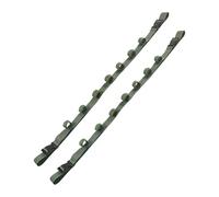 QUXVUIS Correa de sujeción para caña de pescar, longitud ajustable, para todo tipo de vehículos, solución de almacenamiento para cañas de pescar, aparejos, accesorios de, Verde