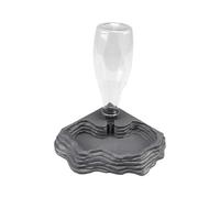 QUXVUIS Creando un Buen de Vida para Mascotas con comederos para Reptiles, Accesorios de plástico para Reptiles, dispensadores Agua, Gris