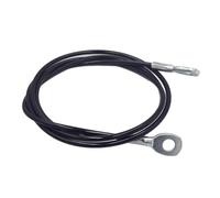 QUXVUIS Cuerda de polea, Cable de Gimnasio, Cable Fitness, solidez, Mano Obra, firmeza Profesional, Equipo Rodillo Ajustable, tracción , Negro , 1.5 Metros