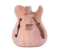 QUXVUIS Cuerpo de guitarra eléctrica sin terminar, hecho a mano, fabricado con Para madera para un tono musical. Cuerpo de guitarra de Para madera para un