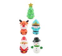 QUXVUIS Cunas navideñas de Dibujos Animados para Contar Cuentos, ABS más Divertidos para la interacción Entre Padres e Hijos, muñecos Juguete Divertidos , Estilo muñeca