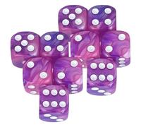 QUXVUIS Dados acrílicos de Alto Rendimiento para Juegos de, soluciones Divertidas para Todos los Aficionados a los Juegos de, Juego de Dados D6, D8, D10 y, Estilo B