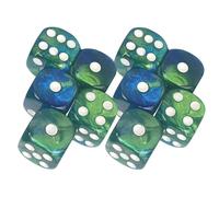 QUXVUIS Dados acrílicos de Alto Rendimiento para Juegos de, soluciones Divertidas para Todos los Aficionados a los Juegos de, Juego de Dados D6, D8, D10 y, Estilo C