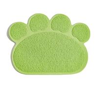 QUXVUIS Di adiós a la Basura, Alfombrilla para Caja de Arena, Resistente a los arañazos, Resistente desgarros y al Desgaste, Hecha de PVC, Alfombrilla para atrapar Basura, Verde