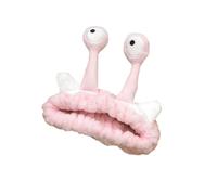 QUXVUIS Diadema de felpa Duradera y liviana para ojos de caracol Orejas Ojos caracol Orejas Diadema felpa cara, rosa