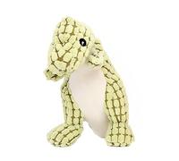 QUXVUIS Dinosaurio Artificial Resistente a mordeduras de Larga duración Juguete Molar vívido Divertido Juguete dentición Teddy Ejercicio aeróbico Perro, Verde Claro