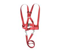 QUXVUIS El juego de cuerda con arnés de esquí ofrece emocionantes oportunidades de actividad motora al tiempo que fomenta el trabajo en equipo y la diversión al caminar, Rojo, 39.5 cm a 63 cm