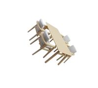 QUXVUIS El Modelo de de Comedor de simulación Ofrece un Acabado Que realza Cualquier Escena en Miniatura y Permite a los niños Jugar con imaginación en una