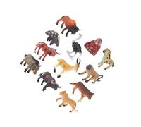 QUXVUIS Emocionante Juego de Modelos de Animales con un Perro Gorila Barbudo Realista, Juguete Educativo para niños, Puede ser un Juguete para niños, Juego Modelos Animales realistas,