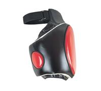 QUXVUIS Equipo de Combate de Taekwondo. Protector Corporal para Muslos Que Proporciona Seguridad Esencial para sesiones Entrenamiento Intensidad y Eventos. Protector, Negro y Rojo, Bien