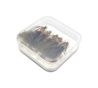 QUXVUIS Equipo de Pesca con Mosca Incluye Caja de Moscas Impermeable Moscas de Colores Vivos con Plumas Brillantes para atraer una Variedad de Peces Accesorios de Pesca con Mosca