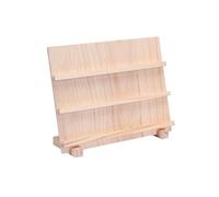 QUXVUIS Estante de exhibición de joyería, herramienta profesional organización para tienda casa, soporte para pendientes artesanales Para madera, herramienta visualización, 3 capas