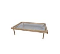 QUXVUIS Estante de secado de Para madera, secador alimentos frescos casero doble capa, estante para especias, bandeja cocina, utensilios cocina para, accesorios, regalos, una sola capa