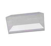 QUXVUIS Exhibidor de Coches de Juguete a Escala 1:64, Soporte para Souvenirs, estatuas, protección y Almacenamiento, para Blanco