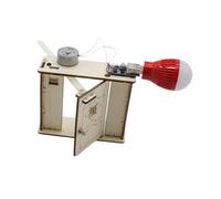 QUXVUIS Experiencia de Aprendizaje dinámico con Juguete generador de Apertura Puerta Modelo Manual para Madera para niños Que estimula el interés en la Ciencia y la tecnología Apertura Puerta en el