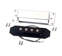 QUXVUIS Experimente el tono con la pastilla del puente para bajo eléctrico Actualización de 4 cuerdas Piezas de bajo eléctrico para rock clásico y blues La actualización de