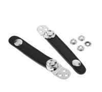 QUXVUIS Experimente un rendimiento cómodo con correas de bajo de acordeón duraderas Correas cierre fuelle cuero PU bellamente elaboradas cierre fuelle acordeón, Negro, 7.8 cm