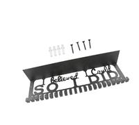 QUXVUIS Expositor de medallas Premium. Elegante Colgador de medallas Pared para trofeos y Una Forma organizar y presentar logros. Expositor con listón, ASI LO Hice, 40cm