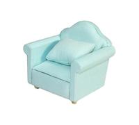 QUXVUIS Exquisito sofá en Miniatura para casa de muñecas con una artesanía Impecable Que añade Estilo a los ambientes del hogar en Miniatura. Sofá con Almohadas, Modelo de Escena Muebles.