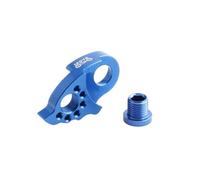 QUXVUIS Extensor de patilla de Cambio, aleación Aluminio Suave, Bicicleta Carretera, Piezas universales para Ciclismo, Adaptador Volante para Bicicletas montaña, Azul