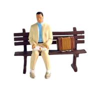 QUXVUIS Figuras de Personas en Miniatura a Escala 1/64, Maravillosos Accesorios Decorativos para maquetas arquitectónicas, Jardines de Cuentos Hadas, Modelos simulación, colección Accesorios