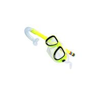 QUXVUIS Gafas de Snorkel para niños Que ofrecen una Experiencia de visión submarina Mejorada de Forma lúdica y Segura. Set de Snorkel para niños de 3 a 7 años. para Máscara, Amarillo, 35x15x6cm