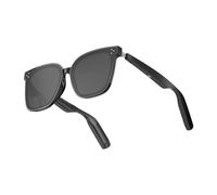 QUXVUIS Gafas Inteligentes con IA: Simplemente Haz Clic para Cambiar de Llamada y para la comunicación por Voz con Gafas Inteligentes con IA Que evitan la luz Azul, Negro