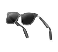 QUXVUIS Gafas Inteligentes con IA: Simplemente Haz Clic para Cambiar de Llamada y para la comunicación por Voz con Gafas Inteligentes con IA Que evitan la luz Azul, T3 Negro