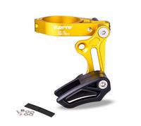 QUXVUIS Guía de Cadena de Bicicleta 35mm-31,8mm aleación Aluminio Marco un Disco Protector E Tipo Tensor reemplazo con Arandelas