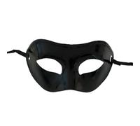 QUXVUIS Half Face Eyes Antique Prom Masquerade Ladies Gentleman Accesorios Maquillaje Fiesta Rendimiento Decoración Halloween, negro