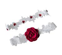 QUXVUIS Hermoso liguero de boda con encaje rosa que ofrece encanto y comodidad para cualquier ocasión especial. ¡Tu madre y tú! El día de tu boda será aún más especial.