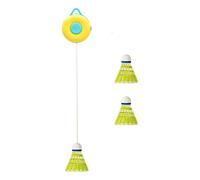 QUXVUIS Herramienta de Entrenamiento de bádminton para Principiantes Que Permite Aprender en casa y Ofrece infinitas oportunidades de práctica. La Pelota rebota