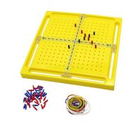 QUXVUIS Herramienta didáctica de matemáticas, Herramienta de Aprendizaje Ecuaciones lineales, Tablero geométrico para niños, Juego geoplanos para Madera lo Suficientemente Resistente para soportar el